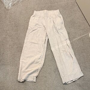 Old Navy Women’s Tan Linen Pants